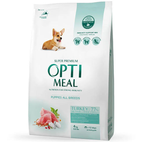 Hrana uscata pentru caini Optimeal Junior Curcan 1.5kg