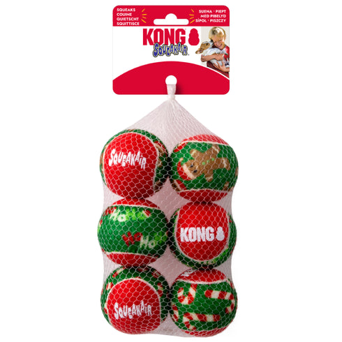 Jucarie pentru caini Kong Holiday Squeakair Balls