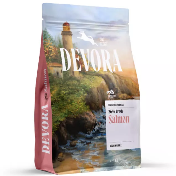Hrana uscata pentru caini Devora Dog GF Somon 12kg