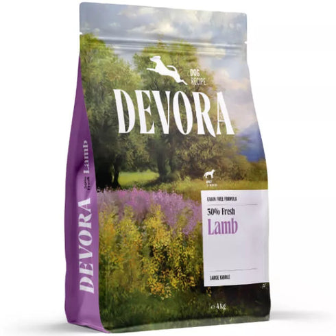 Hrana uscata pentru caini Devora Dog GF Large Miel 4kg