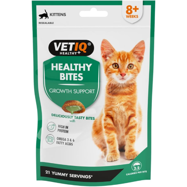 Recompensa pentru pisici Vetiq Snack Kitten Growth Support 65g - Animax
