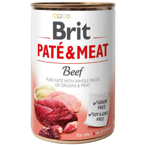 Hrana umeda pentru caini Brit Pate & Meat Vita 400g