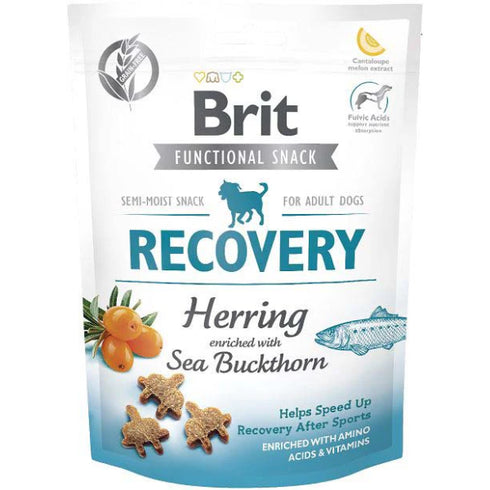 Recompense pentru caini Brit Functional Snack Recovery Hering 150g