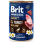 Hrana umeda pentru caini Brit Premium Junior Curcan si Ficat 400g