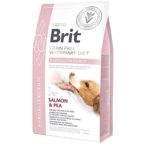 Hrana uscata pentru caini Brit Grain Free VD Hypoallergenic 2kg - Animax