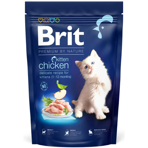 Hrana uscata pentru pisici Brit Premium Cat Kitten Pui 300g