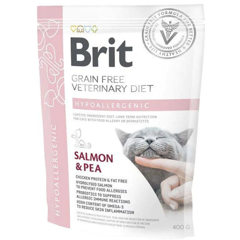 Hrana uscata pentru pisici Brit Grain Free VD Hypoallergenic 400g