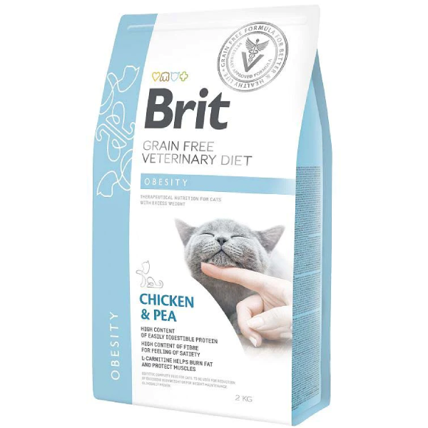 Hrana uscata pentru pisici Brit Grain Free VD Obesity 2kg - Animax