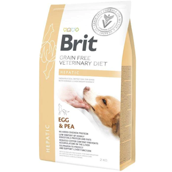 Hrana uscata pentru caini Brit Grain Free VD Hepatic 2kg - Animax