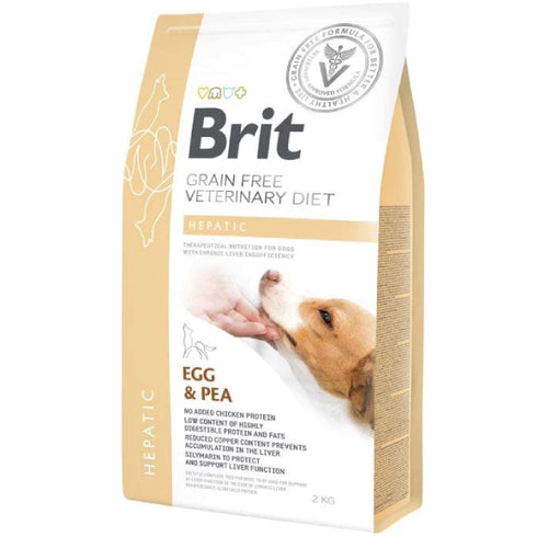 Hrana uscata pentru caini Brit Grain Free VD Hepatic 2kg
