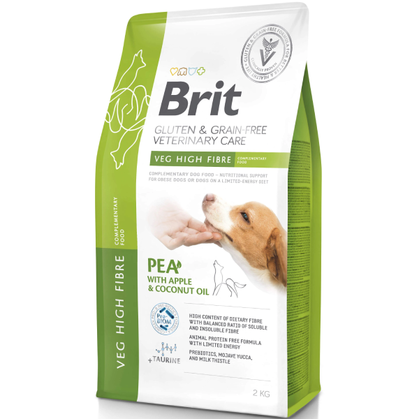 Hrana uscata pentru caini Brit Grain Free VD Veg High Fibre 2kg