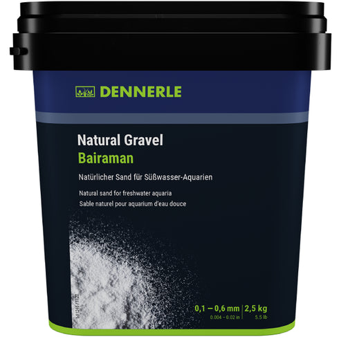 Nisip natural pentru acvariu Dennerle Natural Gravel Bairaman 0.1-0.6mm 2.5kg