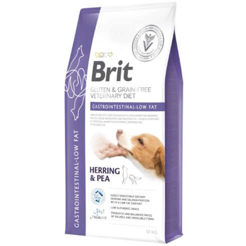 Hrana uscata pentru caini Brit Grain Free VD Gastrointestinal-low fat 12kg