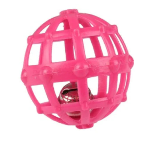 Jucarie pentru pisici Flamingo Minge cu clopot 5.1cm