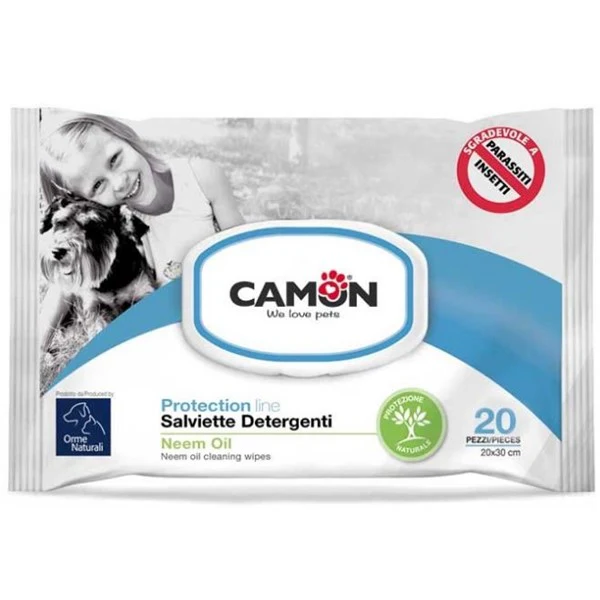 Servetele umede cu ulei de Neem Camon CAM-G922 20buc