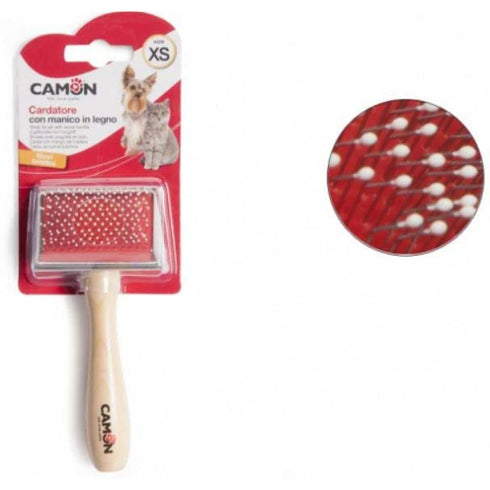 Perie cu maner din lemn Camon CAM-B781/A 6x4.5cm