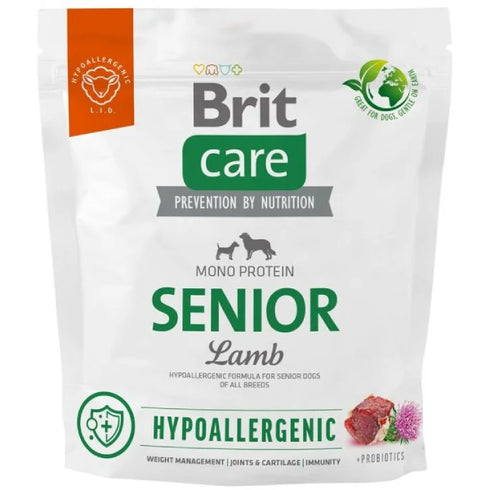 Hrana uscata pentru caini Brit Care Hypoallergenic Senior 1kg