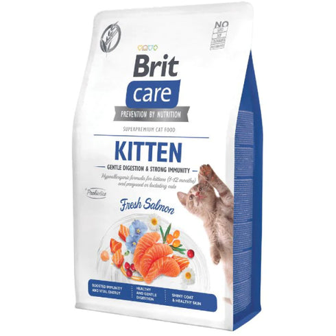 Hrana uscata pentru pisici Brit Care Grain Free Kitten Gentle Digestion 2kg