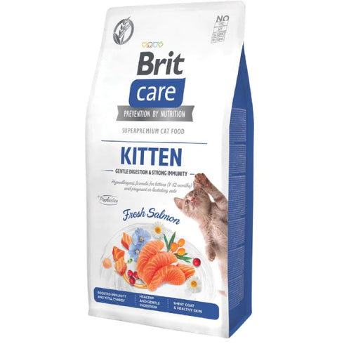 Hrana uscata pentru pisici Brit Care Grain Free Kitten Gentle Digestion Immunity 7kg