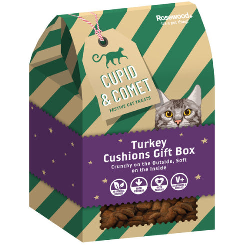 Recompense penttru pisici Rosewood Gift Box Curcan 180g