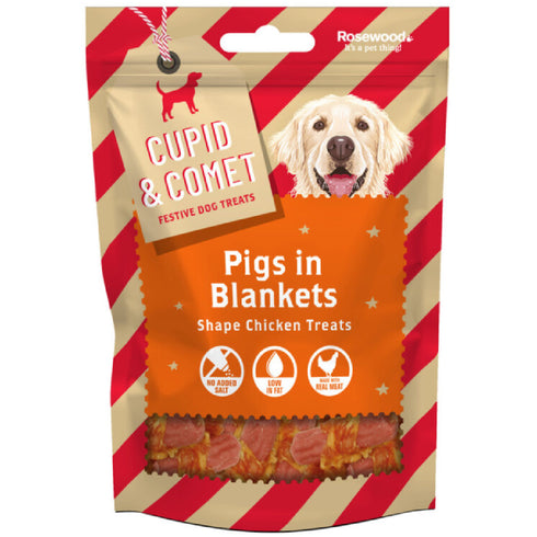 Recompense pentru caini Rosewood Pigs in Blankets 100g