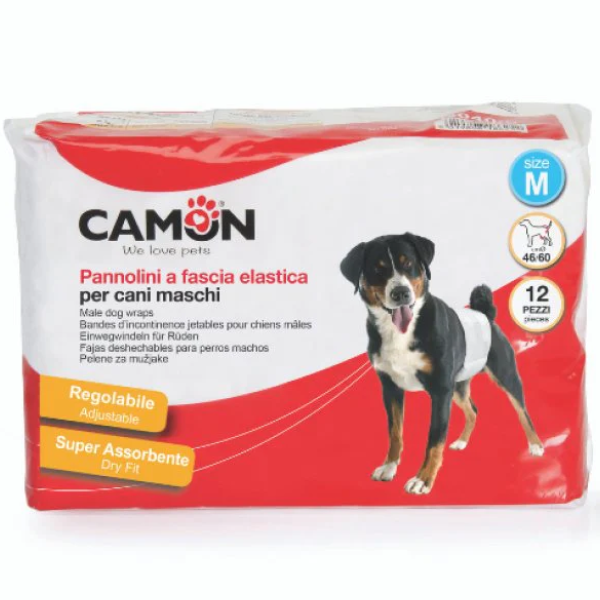 Scutece pentru caini Camon 46/60cm 12buc/set