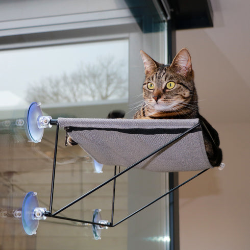 Hamac de fereastra pentru pisici Happy Olivia 45x30x20cm