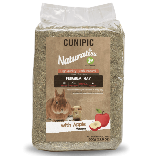 Fan pentru rozatoare Cunipic Naturaliss Mere 500g