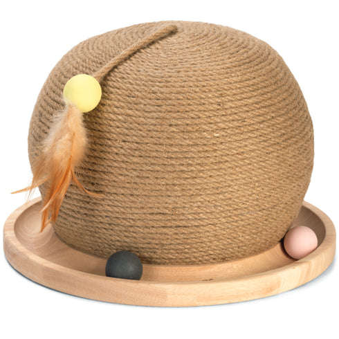 Jucarie pentru pisici Beeztees Glob Mila 29.5X29.5X22