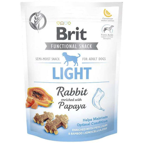 Recompense pentru caini Brit Functional Snack Light Iepure 150g