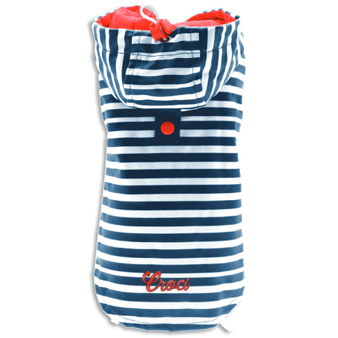 Pelerina de ploaie pentru caini Croci Nautical Chic 30cm