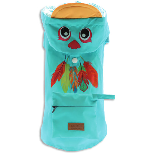 Pelerina de ploaie pentru caini Croci Rainbow Feather 30cm