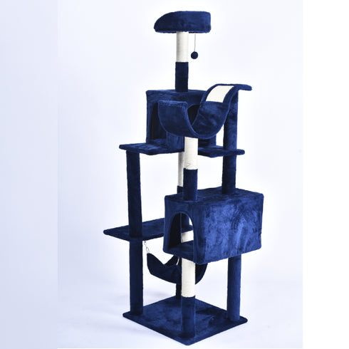 Sisal supraetajat pentru pisici Pawise Star 55X49X176cm