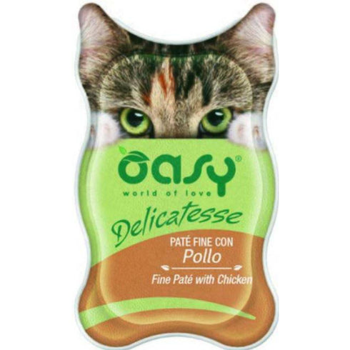 Hrana umeda pentru pisici Oasy Delicate Pate Pui 85g