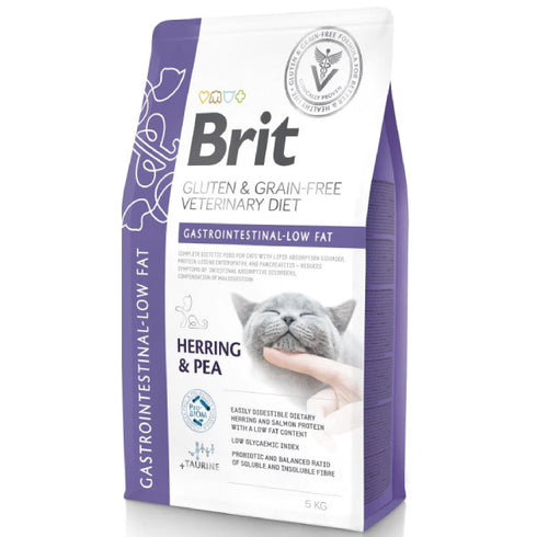 Hrana uscata pentru pisici Brit Grain Free VD Gastro Low Fat 5kg