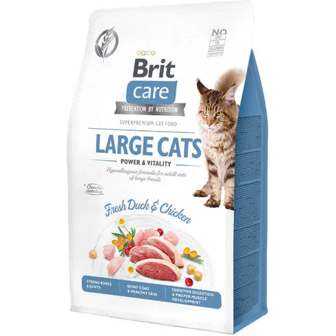 Hrana uscata pentru pisici Brit Care Cat Grain Free Large Cats Power&Vitality 400g