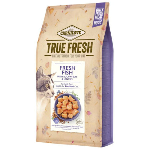 Hrana uscata pentru pisici Carnilove Cat True Fresh Peste 1.8kg