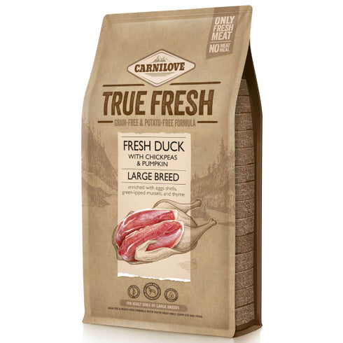 Hrana uscata pentru caini Carnilove Dog Large True Fresh Rata 4kg