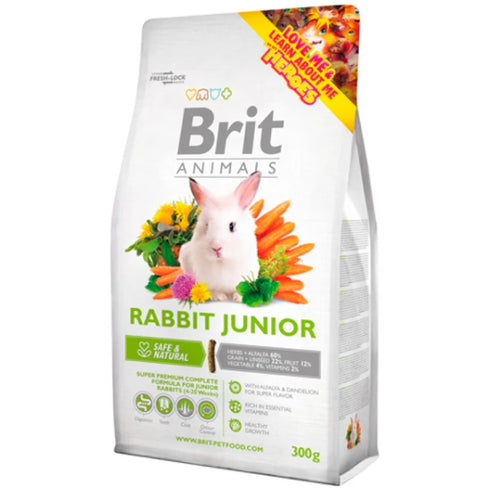 Hrana completa pentru iepuri Brit Animals Iepure Junior Complete 300g