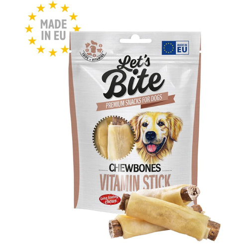 Recompense pentru caini Let's Bite Chewbones Vitamin 150g