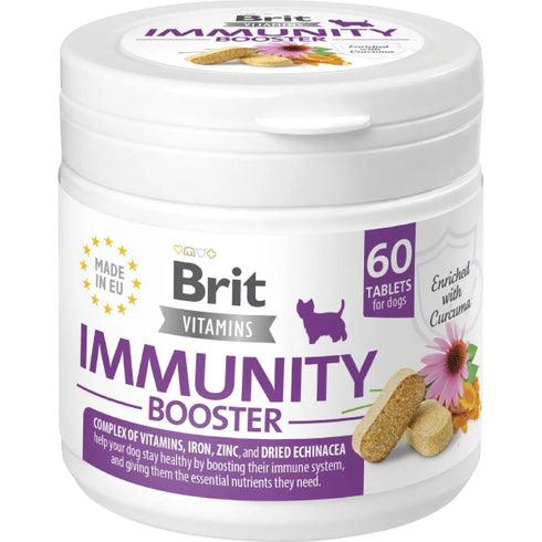 Recompensa functionala pentru caini Brit Vitamins Immunity Booster 120g 60tab