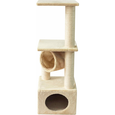 Suport pentru ascutit ghearele Enjoy Tree Beige 35x35x103 cm