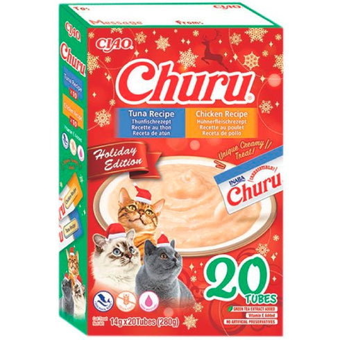 Pachet recompense pentru pisici Churu Christmas Holiday Edition 280g