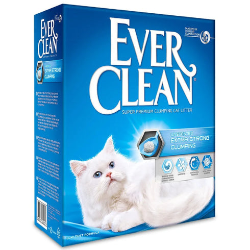 Nisip pentru litiera Ever Clean Extra Strong Unscented 10L