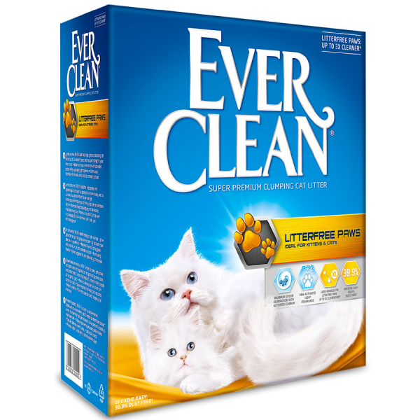 Nisip pentru litiera Ever Clean Litterfree Paws 10L
