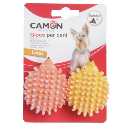 Jucarie pentru caini Camon CAM-AH2002 Arici din latex cu tepi 2buc