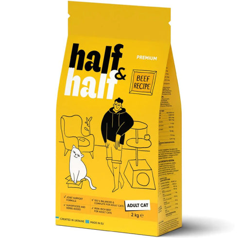 Hrana uscata pentru pisici Half&Half Vita 2kg
