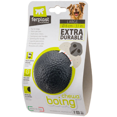 Jucarie pentru caini Ferplast Chewa Boing Minge Negru L