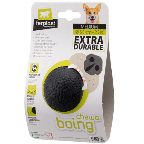 Jucarie pentru caini Ferplast Chewa Boing Minge Negru M