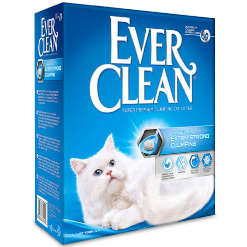 Nisip pentru litiera Ever Clean Extra Strong Unscented 6L